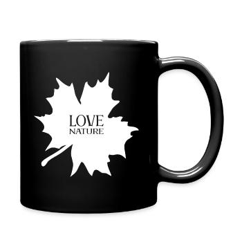 LOVE NATURE - Full Colour Mug - black - Right