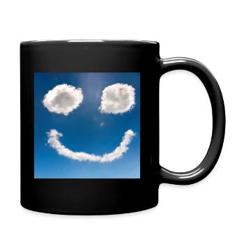 Smile - Tasse einfarbig - Schwarz - Rechts