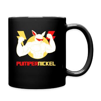 Pumpernickel - Fitness Gym - Workout Bodybuilding - Tasse einfarbig - Schwarz - Rechts