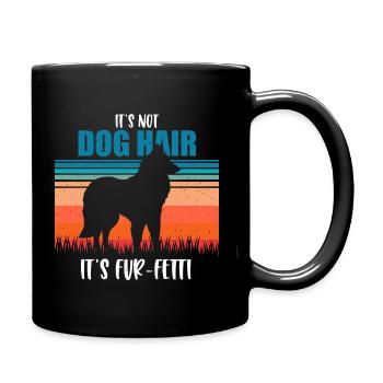 Belgischer Schäferhund - Tasse einfarbig - Schwarz - Rechts