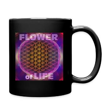 Flower of Life Art - Full Colour Mug - black - Right