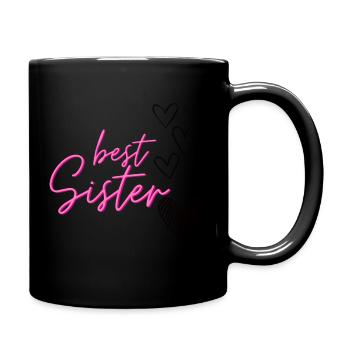 Best Sister Design - Full Colour Mug - black - Right