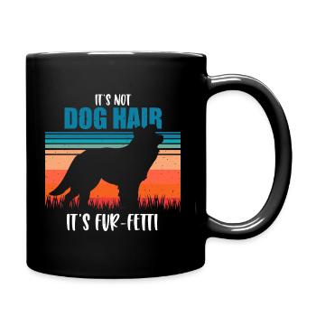 Border Collie - Full Colour Mug - black - Right
