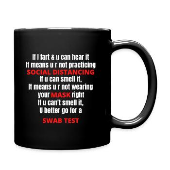 If I Fart And You Can Hear It - Full Colour Mug - black - Right