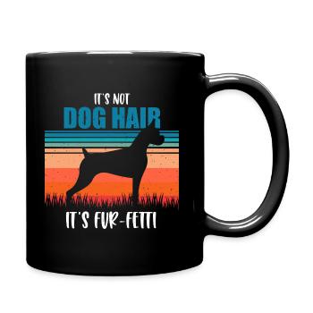 Chien boxeur - Mug uni - noir - Droite