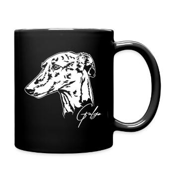GALGO bringé Portrait Greyhounds Wilsigns - Mug uni - noir - Droite