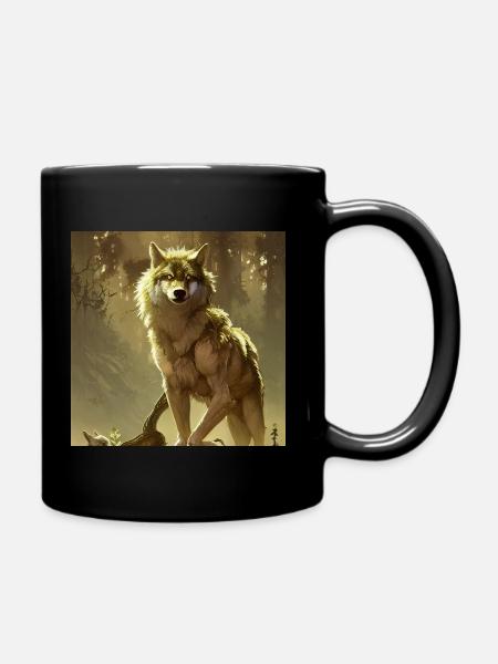 Einzelgänger - Tasse einfarbig - Schwarz