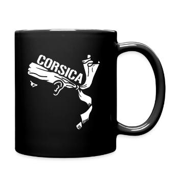 Corsican head - Full Colour Mug - black - Right