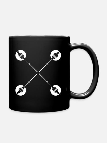 Fernsehturm#18 - Tasse einfarbig - Schwarz
