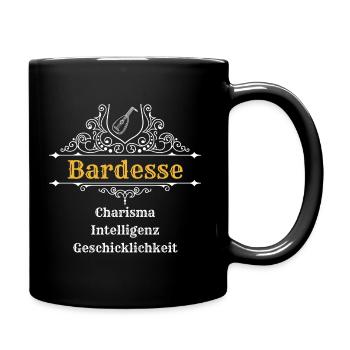 Bardesse | Dungeons n Dragons, DSA, RPG - Tasse einfarbig - Schwarz - Rechts