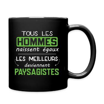 Paysagiste - Homme - Meilleur - Jardin - Cadeau - Mug uni - noir - Droite