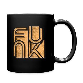 Funk Musik - Tasse einfarbig - Schwarz - Rechts