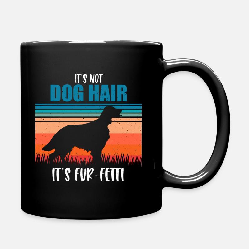 English Setter - Tasse einfarbig - Schwarz