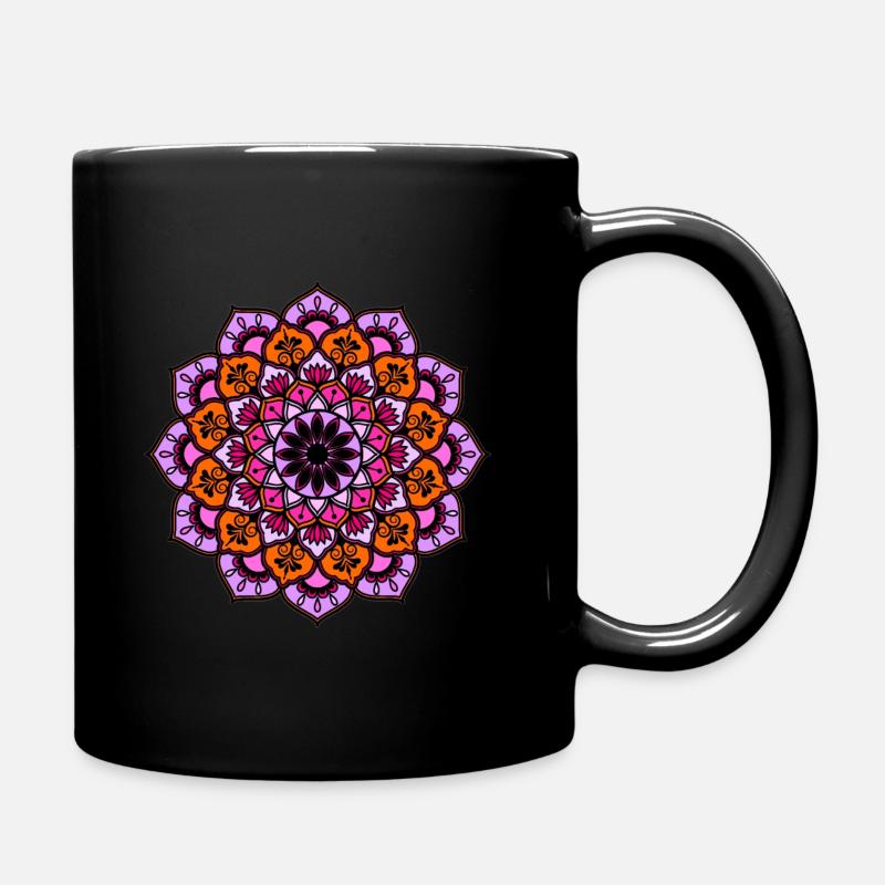 Mandala - Mug uni - noir