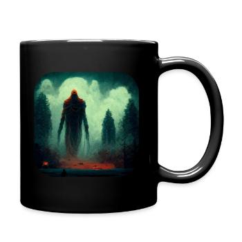 Wood Cloud Stalker - Tasse einfarbig - Schwarz - Rechts