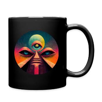 Entity - Tasse einfarbig - Schwarz - Rechts