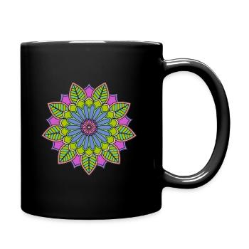Mandala - Full Colour Mug - black - Right