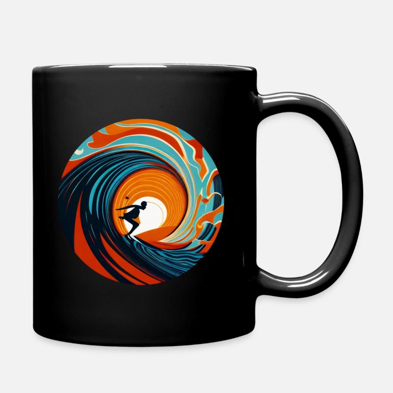 Laguna Surf - Full Colour Mug - black