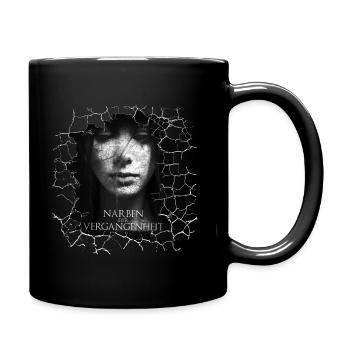 Narben der Vergangenheit - Tasse einfarbig - Schwarz - Rechts