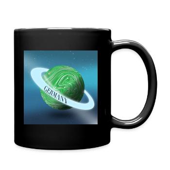 Monde allemand - Mug uni - noir - Droite