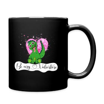 Time for Valentine's Day - Full Colour Mug - black - Right