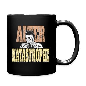 Alter Katastrophe für schwarze Shirts - Tasse einfarbig - Schwarz - Rechts