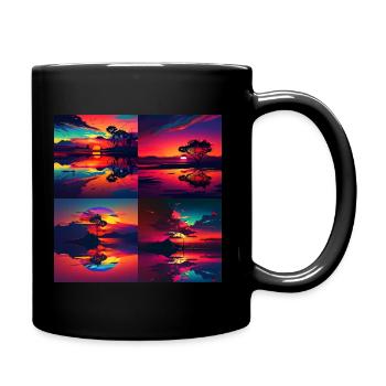 Colourful nature - Full Colour Mug - black - Right