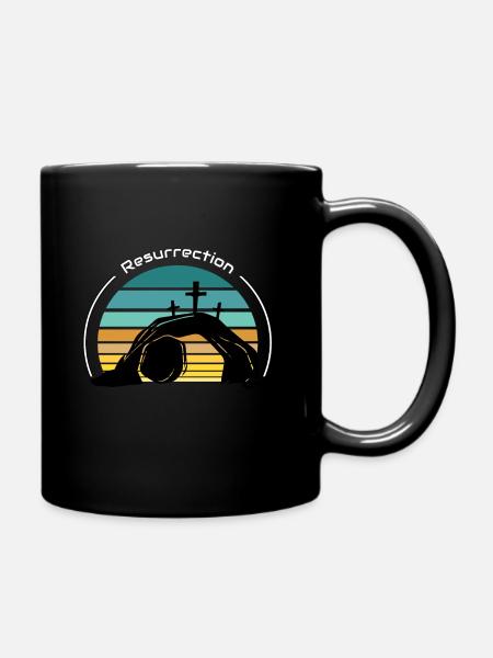 Auferstehung - Tasse einfarbig - Schwarz