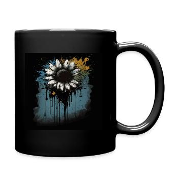 Daisy - Full Colour Mug - black - Right