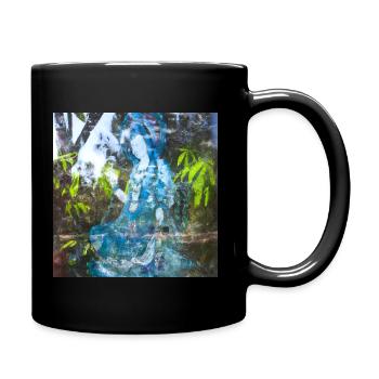 Deathless in Forest abstract - Tasse einfarbig - Schwarz - Rechts