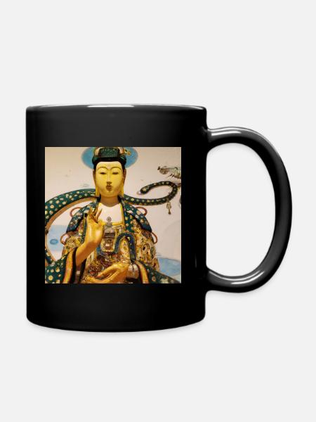 Déesse dans le style Klimt - Mug uni - noir