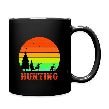 Hunting - Full Colour Mug - black - Right
