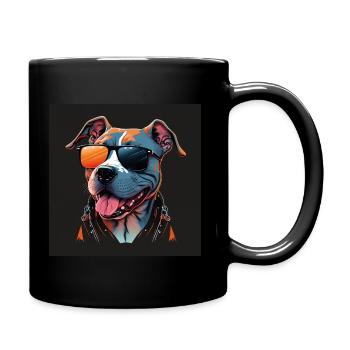 Le chien le plus cool du monde - Mug uni - noir - Droite