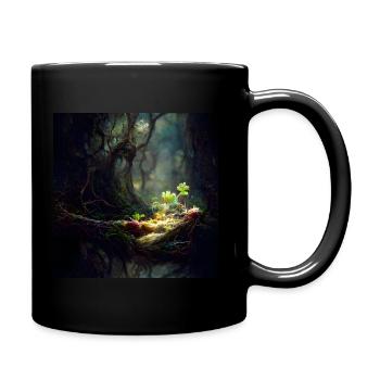 Digital Nature #1 - Full Colour Mug - black - Right