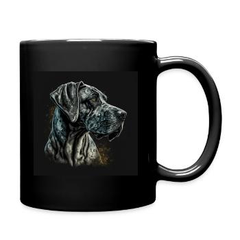 Great Dane - Full Colour Mug - black - Right