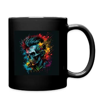 Apocalyptique Rainbow Punk Zombie - Mug uni - noir - Droite