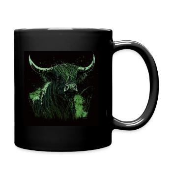 Bovins écossais des Highlands - Mug uni - noir - Droite