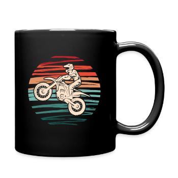Motocross Vintage Motorsport Dirtbike Moto - Mug uni - noir - Droite