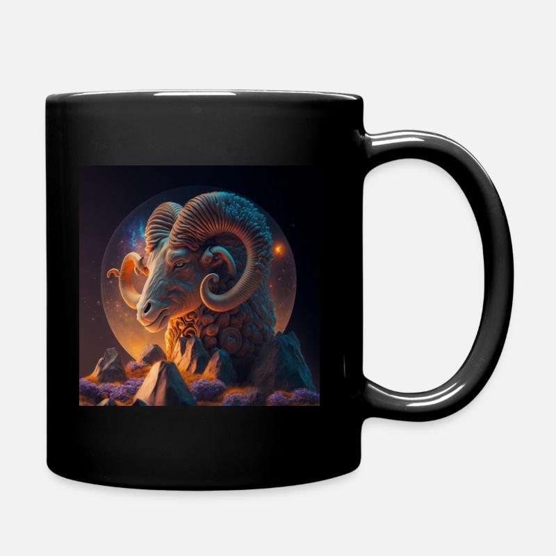 aries - Full Colour Mug - black
