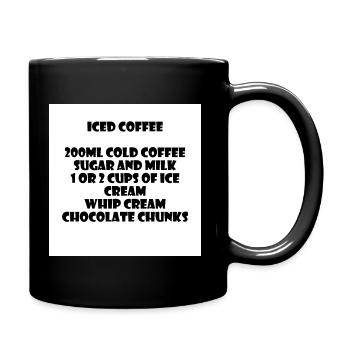 Coffee Recipe - Full Colour Mug - black - Right