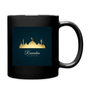 Ramadan kareem - Tasse einfarbig - Schwarz - Rechts