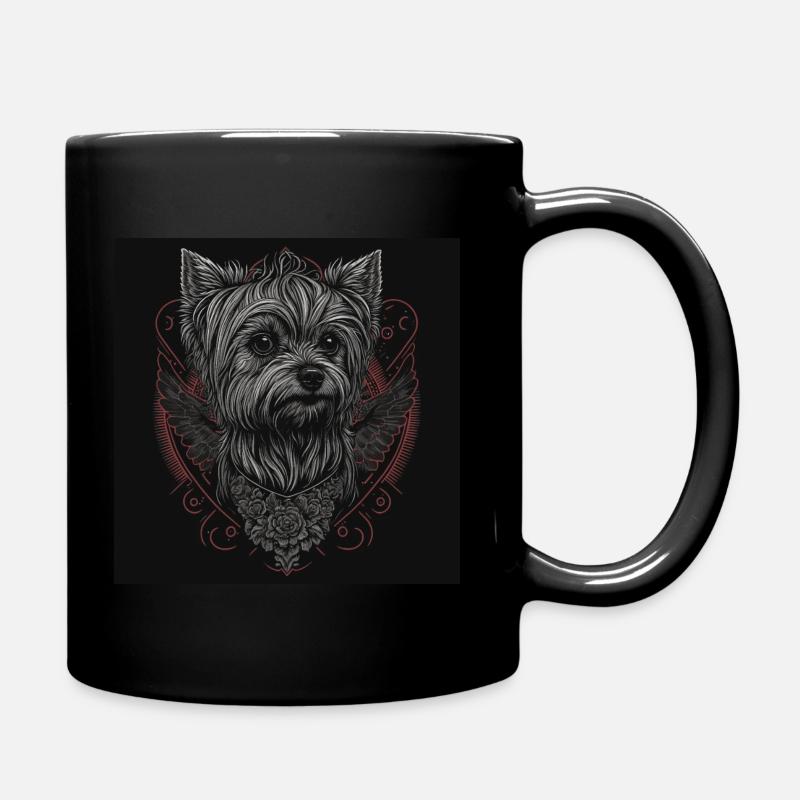 Yorkshire Terrier - Full Colour Mug - black