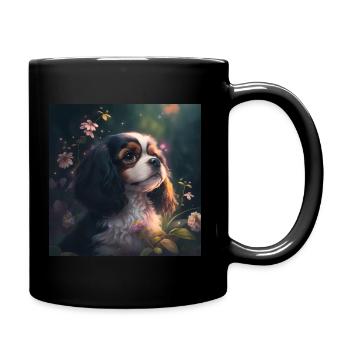 Charlie Spaniel Chiot - Mug uni - noir - Droite