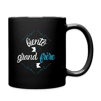 Bientot Grand frère - Mug uni - noir - Droite