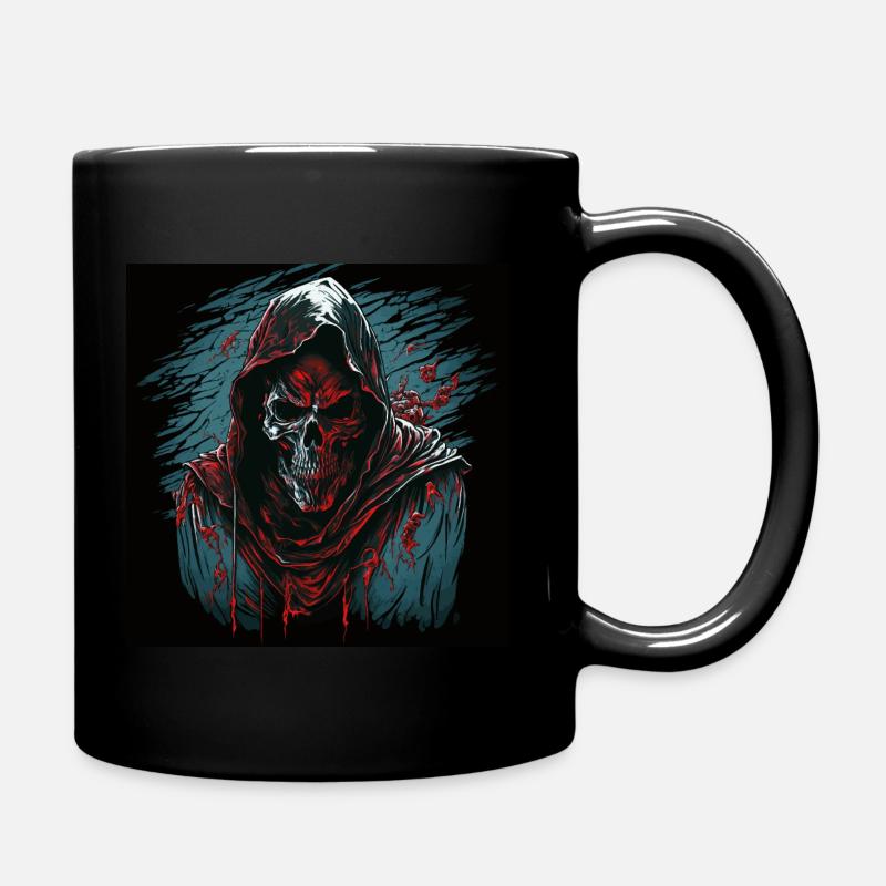 Gevatter Tod - Tasse einfarbig - Schwarz