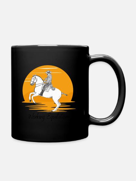 Working Equitation - Tasse einfarbig - Schwarz