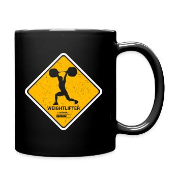 Le design parfait pour les haltérophiles - Mug uni - noir - Droite