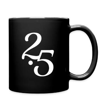 Human Design 2/5 Profil - Tasse einfarbig - Schwarz - Rechts