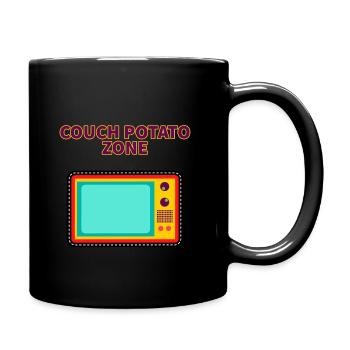 Couch potato - Full Colour Mug - black - Right