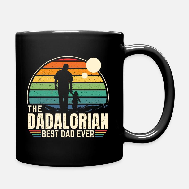 Sunset - The Dadalorian Command - Bester Vater - Tasse einfarbig - Schwarz